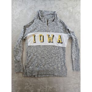 Gray Iowa Women's Crew Neck Sweater